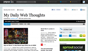 My Daily Web Thoughts Online Newspaper